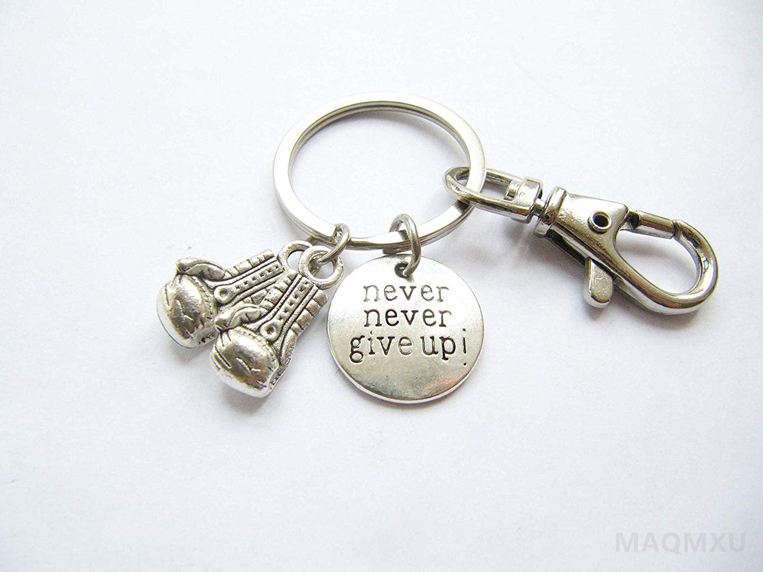 Boxing Gloves Inspirational Keychain