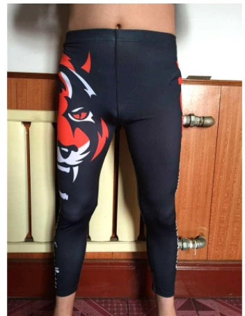 Muay Thai Boxing Fighting Sanda Leggings Compression Pants