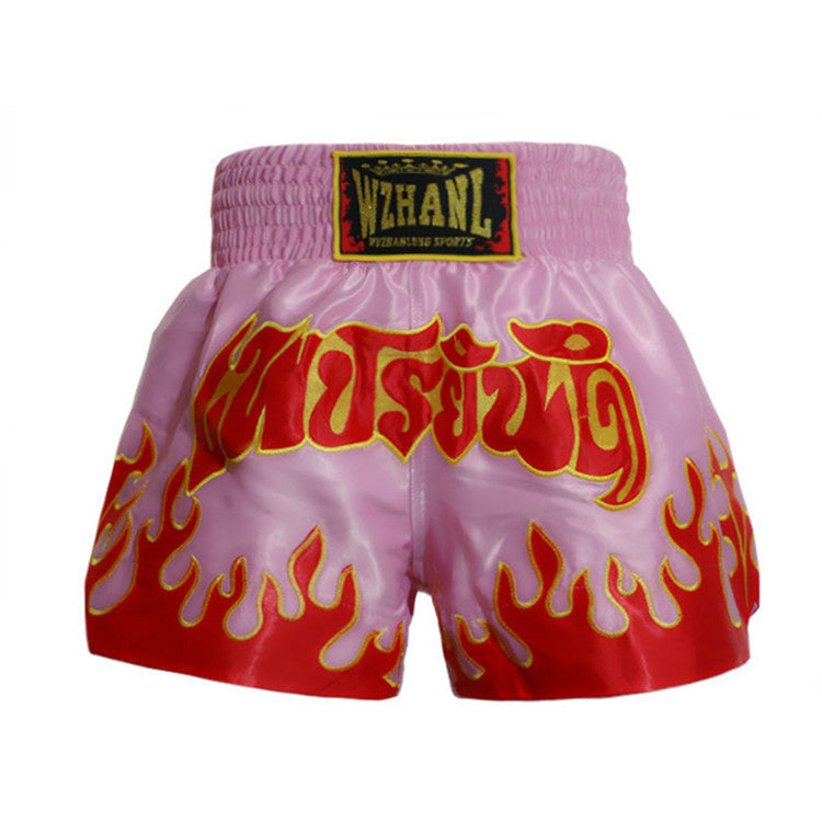 Wudaolong Thai Boxing Shorts Sanda boxing clothing UFC MMA combat training professional competition shorts