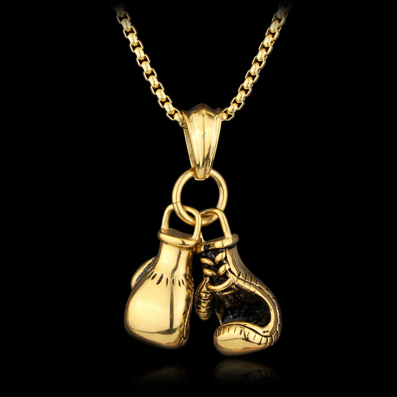 Men's Boxing Gloves Pendant Necklace