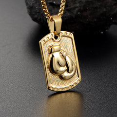 Boxing Gloves Necklace Pendant